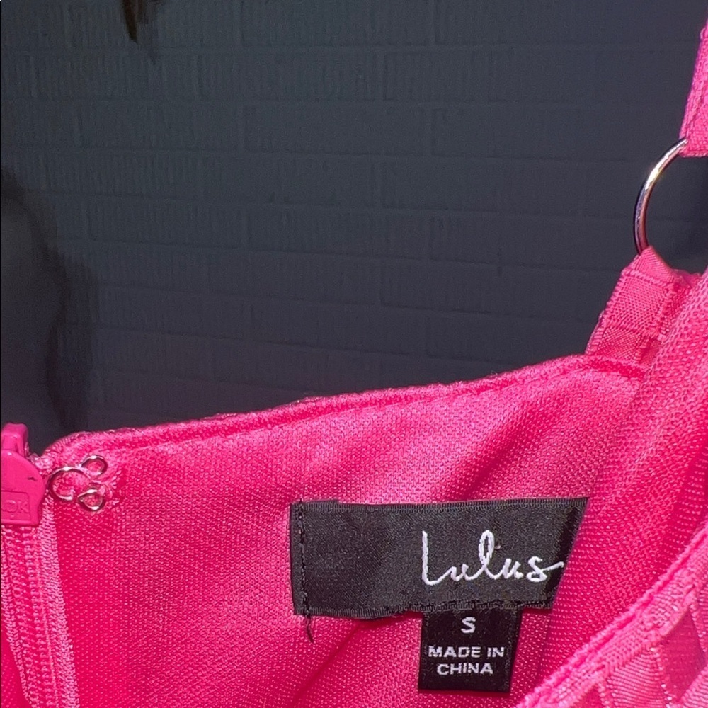 Lulus Pink Sleeveless Mini Dress New With Tags - Picture 3 of 4